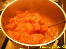 Purée de carottes et potiron