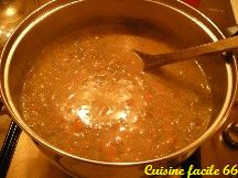 Lentilles vertes du Puy à l'effilochée de canard gras