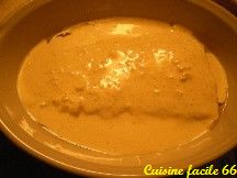Filets de Pangas à la crème de curry au four