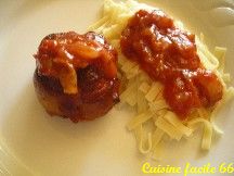 Paupiettes de veau à la tomate au four façon milanaise