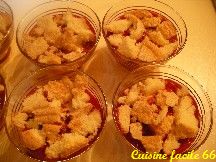 Tiramisu aux fruits rouges (framboise ou fraise) en verrine