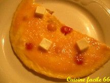 Omelette aux tomates cerises et apéricube