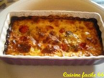 Clafoutis aux tomates cerises