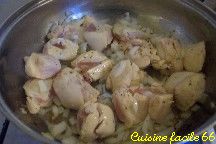 Saut de poulet aux champignons forestiers